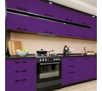 Ambiance Sticker Autocollant Adhésif Imperméable Vinyle Rouleau pour Cuisine Meuble Armoire Porte - Sticker Mural H60 x L200 cm - Violet