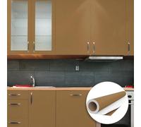 Ambiance Sticker Autocollant Adhésif Imperméable Vinyle Rouleau pour Cuisine Meuble Armoire Porte - Sticker Mural H60 x L200 cm - Cuivre