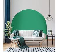 Ambiance Sticker Autocollant Lit Tête de Lit Arche Stickers Muraux | Grand Papier Peint Demi Cercle pour Décoration Salon et Chambre| L58 x H100 cm - Turquoise