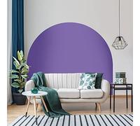 Ambiance Sticker Autocollant Lit Tête de Lit Arche Stickers Muraux | Grand Papier Peint Demi Cercle pour Décoration Salon et Chambre| L58 x H200 cm - Lavande