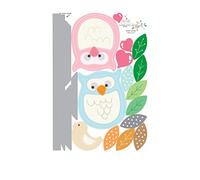 Ambiance Sticker Autocollant Muraux Décoration Adhésifs Papillons Multicolores 2 Sticker Murale pour Bébé, Chambre d'enfant et Salon - H50 x L70 cm