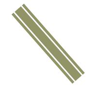Ambiance Sticker Capot de Voiture Stripe, Autocollant Racing Body Side Stripe Decal, Toit Jupe Pare-chocs Stripe Decal Vinyle, Modifié Stripe Decal Car Décor Vert Olive - 1 Pièce de 124 cm