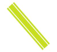 Ambiance Sticker Capot de Voiture Stripe, Autocollant Racing Body Side Stripe Decal, Toit Jupe Pare-chocs Stripe Decal Vinyle, Modifié Stripe Decal Car Décor Vert Pomme - 1 Pièce de 124 cm