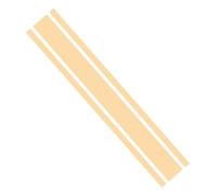 Ambiance Sticker Capot de Voiture Stripe, Autocollant Racing Body Side Stripe Decal, Toit Jupe Pare-chocs Stripe Decal Vinyle, Modifié Stripe Decal Car Décor Sable - 1 Pièce de 124 cm