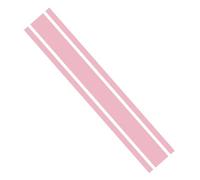 Ambiance Sticker Capot de Voiture Stripe, Autocollant Racing Body Side Stripe Decal, Toit Jupe Pare-chocs Stripe Decal Vinyle, Modifié Stripe Decal Car Décor Rose Poudre - 1 Pièce de 124 cm