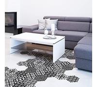 Ambiance Sticker Carreaux de Ciment pour Sol - Azulejos avec Laminat Protection en Plastique Anti-Dérapant | Stickers Adhésifs Carrelages Hexagones Giromina Résistant à l'eau - 10 Pièces de 20x18 cm