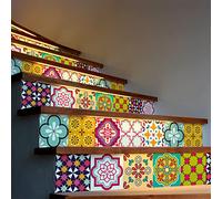 Ambiance Sticker Contremarche Escalier, Adamaris, Lot de 2, 38 x 133 cm