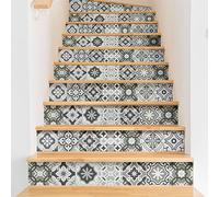Ambiance Sticker Contremarche Escalier, Chopita, Lot de 2, 33 x 115.5 cm