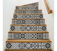 Ambiance Sticker Contremarche Escalier, Liana, Lot de 2, 34 x 119 cm