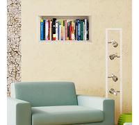 Ambiance Sticker Effet 3D Livres - 30 x 90 cm