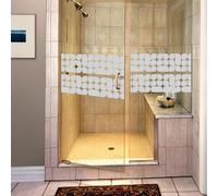 Ambiance Sticker Film Fenêtre Anti Regard Occultant - Design - Stickers Autocollant Brise-Vue pour Vitre & Porte de Douche - 55x100cm