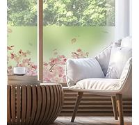 Film Fenêtre Anti Regard Occultant - FLEURS DE CERISIER - Stickers pour Vitres & Porte de Douche - 40x200cm