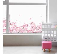 Film Fenêtre Anti Regard Occultant - FLEURS DE CERISIER - Stickers pour Vitres & Porte de Douche - 40x100cm