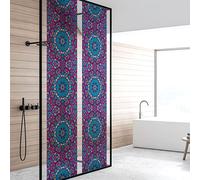Film Fenêtre Anti Regard Occultant - VITRAIL Mauve - Stickers pour Vitres & Porte de Douche - 40x200cm