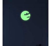 Ambiance Sticker Lune avec Les Chauves-Souris - 25 X 25 cm