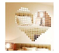 Ambiance Sticker Miroir Mural Adhésif, Mosaïque, Pack de 100