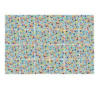 Ambiance Sticker Muraux Carrelages Adhésif pour Cuisine et Salle de Bain Carreaux de Ciment Terrazzo Wendy - 24 Stickers de 20 x 20 cm