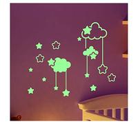 Ambiance Sticker Nuages et Les étoiles - 20 X 20 cm