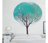 Ambiance Sticker Papier Peint intissé pré-encollé fresques géants - Arbre Abstrait - adhésif décorative - 65x60cm