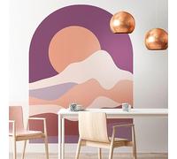 Ambiance Sticker Papier Peint intissé pré-encollé fresques géants - Arche AU CRÉPUSCULE FÉERIQUE - adhésif décorative - 120x90cm