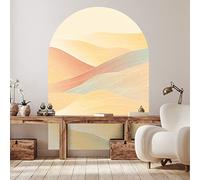 Ambiance Sticker Papier Peint intissé pré-encollé fresques géants - Arche Coucher DE Soleil DÉSERTIQUE - adhésif décorative - 127x90cm