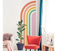 Ambiance Sticker Papier Peint intissé pré-encollé fresques géants - Demi Arche Arc-en-Ciel - adhésif décorative - 90x30cm