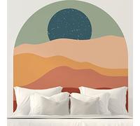 Ambiance Sticker Papier Peint intissé pré-encollé fresques géants - Dune ET ÉTOILES - adhésif décorative - 120x120cm