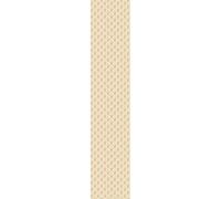 Ambiance Sticker Papier Peint Intissé Pré-encollé Rouleau Wallpaper Art Déco Beige Éventail Adhésif Décorative - 1 Roulle de H300 x L60 cm