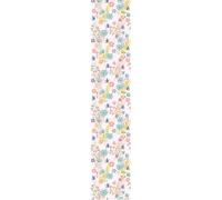 Ambiance Sticker Papier Peint Intissé Pré-encollé Rouleau Wallpaper Fleurs Bleues Adhésif Décorative - 1 Roulle de H300 x L60 cm