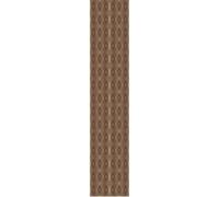 Ambiance Sticker Papier Peint Intissé Pré-encollé Rouleau Wallpaper Scandinave Art Déco Losanges Chocolat Adhésif Décorative - 1 Roulle de H300 x L60 cm