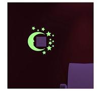 Ambiance Sticker Phosphorescent la Lune et Les étoiles 25 x 20 cm