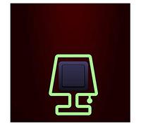 Ambiance Sticker Phosphorescent Lampe 2-25 x 20 cm