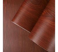 Ambiance Sticker Rouleau Adhésif au Mètre - Autocollants Revêtement Adhésif Cuisine, Meubles et Salle de Bain Aluminium - H60 cm x L8 m, Dark Brown