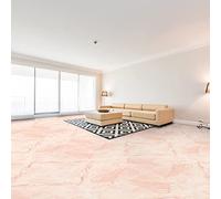 Ambiance Sticker Sol Carreaux de Ciment Azulejos avec Laminat de Protection Plastique Anti-Dérapant | Mabre Rose Sol Résistant à l'eau - Sticker Carrelage Adhésif pour Sol - 30 x 30 cm