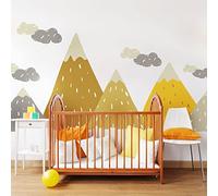 Ambiance Sticker Stickers Enfant Montagnes scandinaves gopika 90 x 135 cm