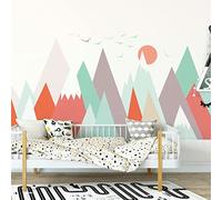 Ambiance Sticker Stickers Enfant Montagnes scandinaves melanika 40 x 60 cm