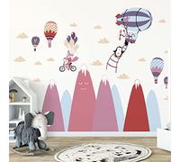 Ambiance Sticker Stickers Montagnes scandinaves Animaux Libres dans l'air 120 x 180 cm