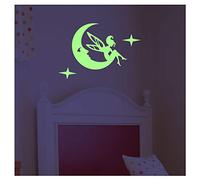 Ambiance Sticker Stickers Phosphorescents Fée et Lune - 25 x 20 cm