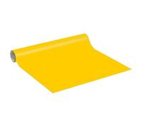 Ambiance Sticker Vinyle Adhésif Sticker Rouleau au Mètre pour Décoration Intérieure, Mur de Cuisine, Autocollant Amovible, Lavable, Imperméable, Meubles, Chambre, Salon - Jaune Moutarde - 60 cm x 50M