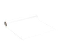 Ambiance Sticker Vinyle Adhésif Sticker Rouleau au Mètre pour Décoration Intérieure, Mur de Cuisine, Autocollant Amovible, Lavable, Imperméable Fenêtre Meubles, Chambre, Salon - Blanc - 60 cm x 10M