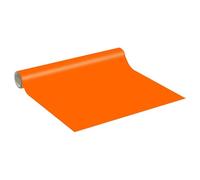 Ambiance Sticker Vinyle Adhésif Sticker Rouleau au Mètre pour Décoration Intérieure, Mur de Cuisine, Autocollant Amovible, Lavable, Imperméable Fenêtre Meubles, Chambre, Salon - Orange - 60 cm x 50M