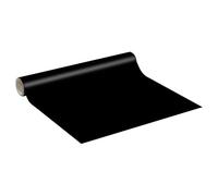 Ambiance Sticker Vinyle Adhésif Sticker Rouleau au Mètre pour Décoration Intérieure, Mur de Cuisine, Autocollant Amovible, Lavable, Imperméable Fenêtre Meubles, Chambre, Salon - Noir - 60 cm x 50M