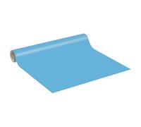 Ambiance Sticker Vinyle Adhésif Sticker Rouleau au Mètre pour Décoration Intérieure, Mur de Cuisine, Autocollant Amovible, Lavable, Imperméable, Meubles, Chambre, Salon - Bleu Glace - 60 cm x 20M