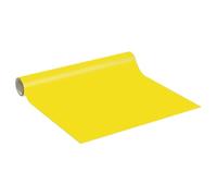 Ambiance Sticker Vinyle Adhésif Sticker Rouleau au Mètre pour Décoration Intérieure, Mur de Cuisine, Autocollant Amovible, Lavable, Imperméable, Meubles, Chambre, Salon - Jaune Canari - 60 cm x 50M