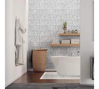 Ambiance Stickers Muraux Carrelage Adhésif, Terrazzo, Lot de 60, 10x10 cm