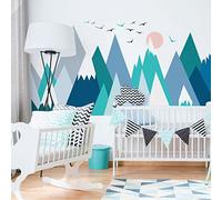 Ambiance Stickers Muraux Enfants Décoration Chambre Bébé - Autocollant Sticker Mural Adhesif Géant | Lolika - H110 x L165 cm