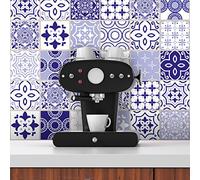 Ambiance Stickers Muraux Salle de Bain, Multicolore, Lot de 30, 10x10 cm