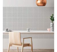 Ambiance Stickers Muraux Salle de Bain, Multicolore, Lot de 60, 15x15 cm