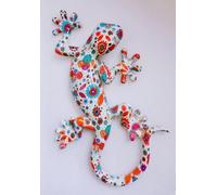 ambiance sud Décoration Murale en résine - Salamandre en résine Très Grand modèle, 33x20cm