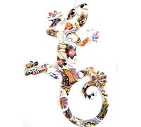 Ambiance sud, Decoration resine Salamandre Grand Modèle, Environ 23x17cm